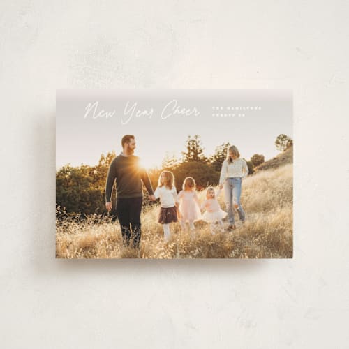 This is a frost christmas postcards with standard by Creo Study called peace lettering printing on signature in postcard