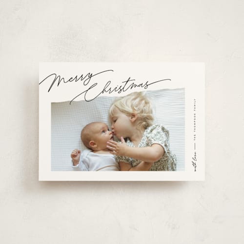 This is a coal christmas postcards with standard by Pixel and Hank called elements printing on signature in postcard