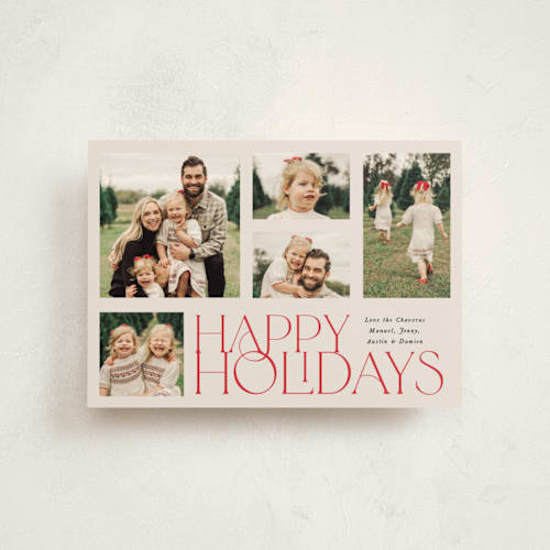 This is a vanilla christmas postcards with standard by Ellis called it's a wrap printing on signature in postcard