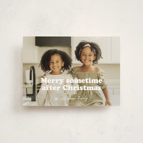 This is a snowflake christmas postcards with standard by Hudson meet Rose called sometime printing on signature in postcard