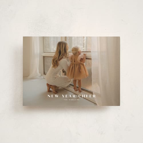 This is a snow christmas postcards with standard by chocomocacino called cruffino printing on signature in postcard