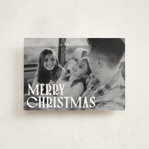This is a snow christmas postcards with standard by Tamara Hilje called carper printing on signature in postcard
