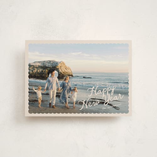 This is a creamer christmas postcards with standard by Pixel and Hank called dispatch printing on signature in postcard