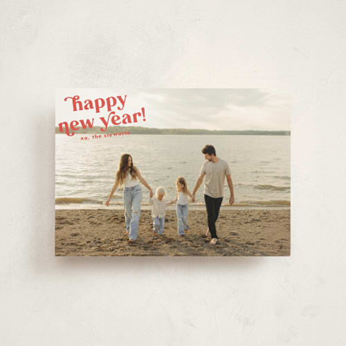 This is a stocking christmas postcards with standard by Megan Davis called very merry together printing on signature in postcard