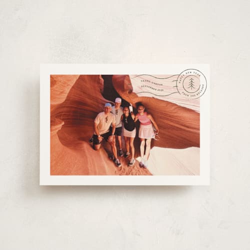 This is a moss christmas postcards with standard by Amy Payne called vacation postcard printing on signature in postcard