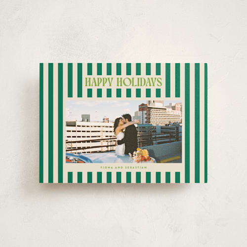 This is a balsam christmas postcards with standard by Ekko Studio called bold & bright printing on signature in postcard