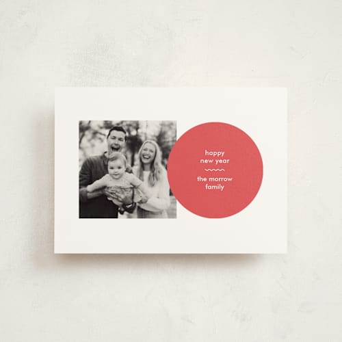This is a berry christmas postcards with standard by Annie Clark called rudolph printing on signature in postcard