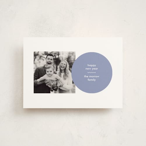 This is a periwinkle christmas postcards with standard by Annie Clark called rudolph printing on signature in postcard