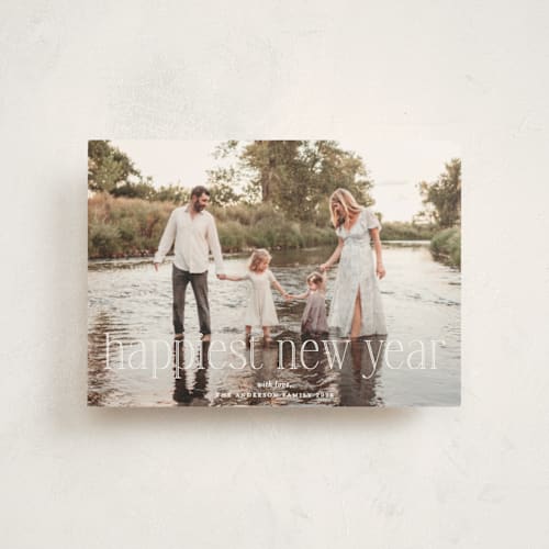 This is a snow christmas postcards with standard by Kerry Doyle called festive type printing on signature in postcard