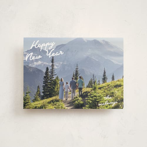 This is a snow christmas postcards with standard by Tennie and Co. called squiggles printing on signature in postcard