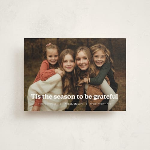 This is a snow christmas postcards with standard by Annie Clark called warmth printing on signature in postcard