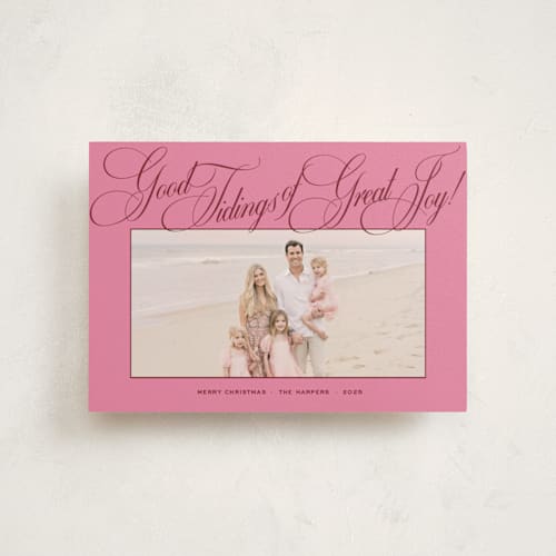 This is a gumdrop christmas postcards with standard by Megan Davis called praline printing on signature in postcard