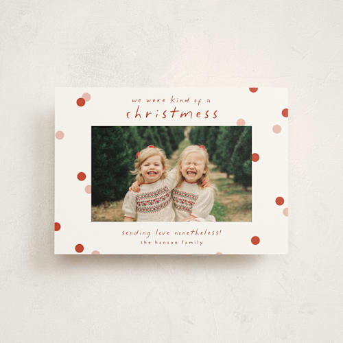 This is a peppermint valentine postcards with standard by Laura Hankins called christmess printing on signature in postcard