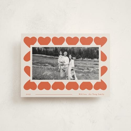 This is a sweetheart valentine postcards with standard by Blustery August called heart of hearts printing on signature in postcard