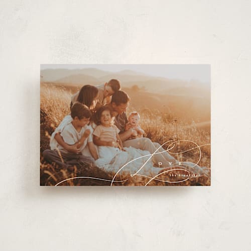 This is a snow valentine postcards with standard by Erin L. Wilson called ease printing on signature in postcard