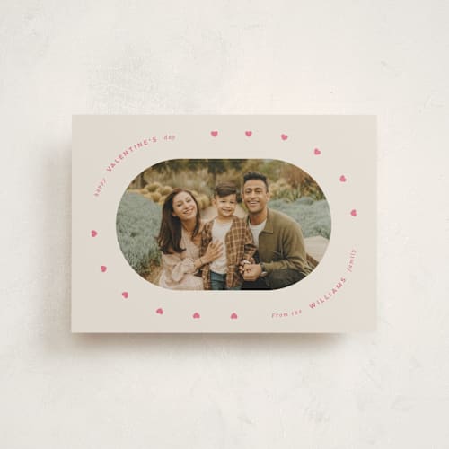 This is a sand valentine postcards with standard by Kristin Oliversen called oval valentine printing on signature in postcard