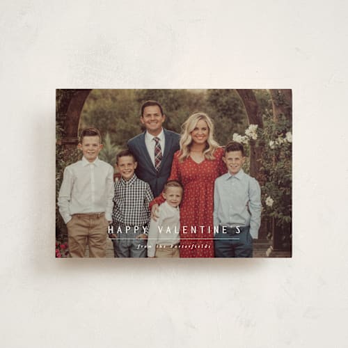 This is a cloud drift valentine postcards with standard by Sara Hicks Malone called sentimental printing on signature in postcard