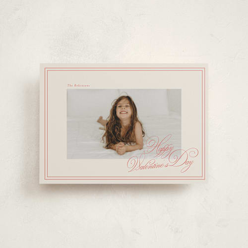 This is a mist valentine postcards with standard by Lori Wemple called cute frame printing on signature in postcard