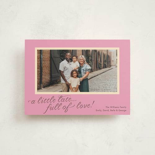 This is a strawberry valentine postcards with standard by Megan Davis called cotillion printing on signature in postcard