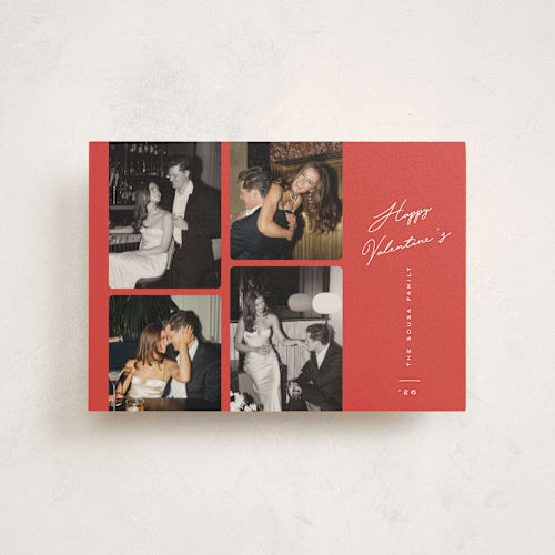 This is a rouge élitaire valentine postcards with standard by Ana de Sousa called modern quartet printing on signature in postcard