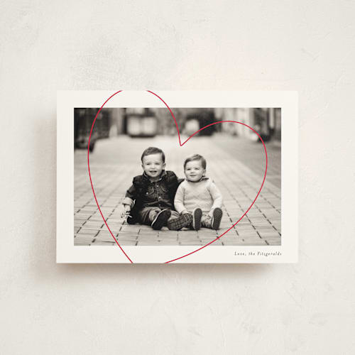 This is a heart valentine postcards with standard by Jackie Crawford called big heart love printing on signature in postcard