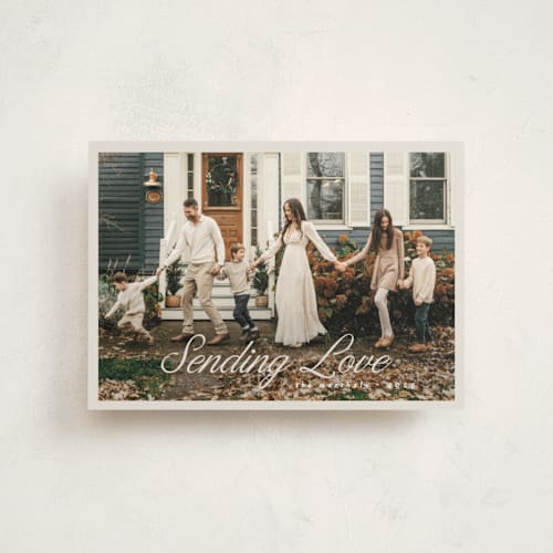 This is a marshmallow valentine postcards with standard by Pati Cascino called noelle printing on signature in postcard