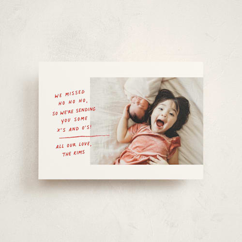 This is a cherry valentine postcards with standard by Annie Clark called passing notes printing on signature in postcard