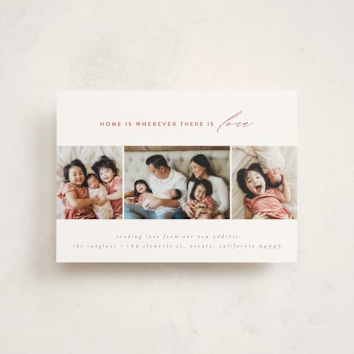 This is a heart valentine postcards with standard by Jen Banks called letter of love printing on signature in postcard