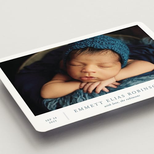 This is a lake birth announcement magnets with standard by Vanessa Doyle called with love printing on magnet paper in magnet