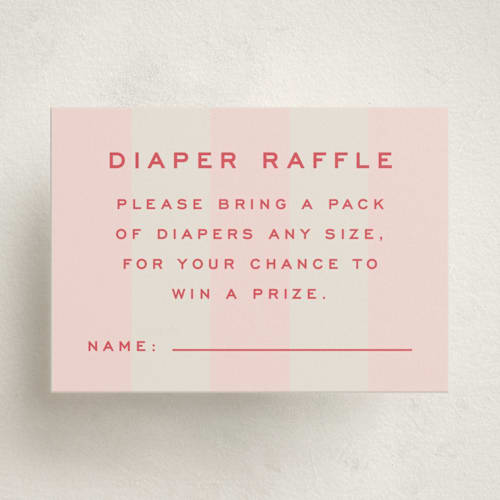 This is a fragola baby shower insert cards with standard by Megan Davis called campania printing on signature in standard