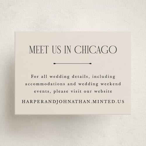 This is a linen enclosure cards with standard by Kate Ahn called mirin printing on signature in mini