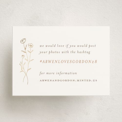 This is a chiffon enclosure cards with foil pressed by chocomocacino called kouignette printing on signature in mini