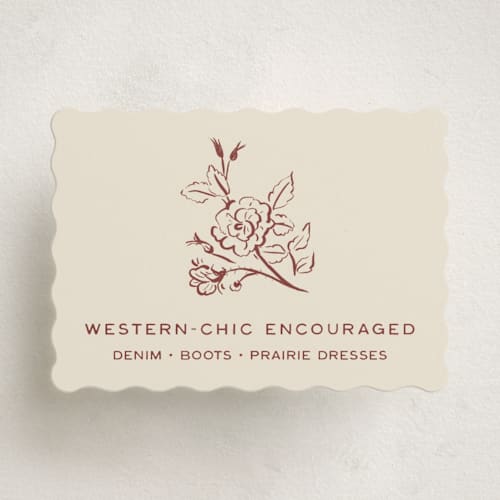 This is a rust enclosure cards with standard by Ani Somi called rose ink printing on signature in mini