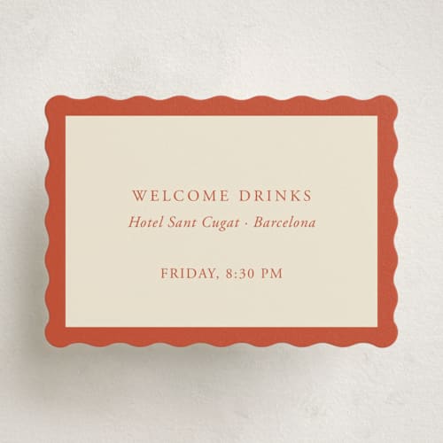 This is a cherry enclosure cards with standard by Ani Somi called borders printing on signature in mini