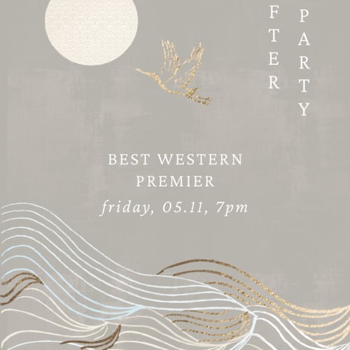 This is a ash enclosure cards with foil pressed by Jelena Vuletic called asahi printing on signature in mini