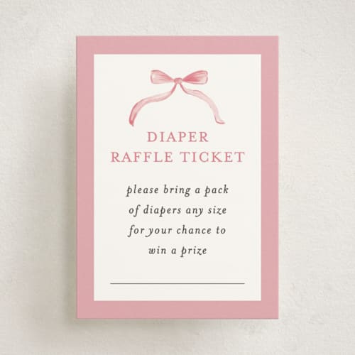 This is a peony baby shower insert cards with standard by Sarah Knight called graceful printing on signature in standard