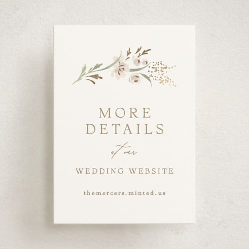 This is a spring mist enclosure cards with foil pressed by Erin L. Wilson called meadow printing on signature in mini