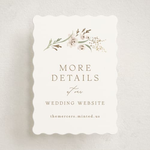 This is a spring mist enclosure cards with foil pressed by Erin L. Wilson called meadow printing on signature in mini