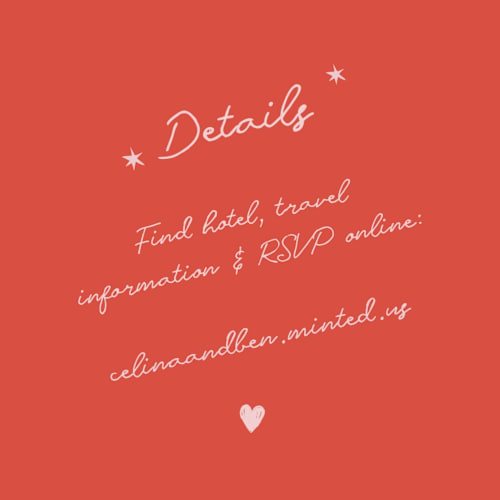 This is a peach enclosure cards with standard by Helena Vitto called the bird song printing on signature in mini