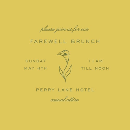 This is a island citrus enclosure cards with standard by Ani Somi called calia printing on signature in mini