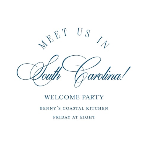 This is a ocean enclosure cards with standard by Kelly Schmidt called hilton printing on signature in mini