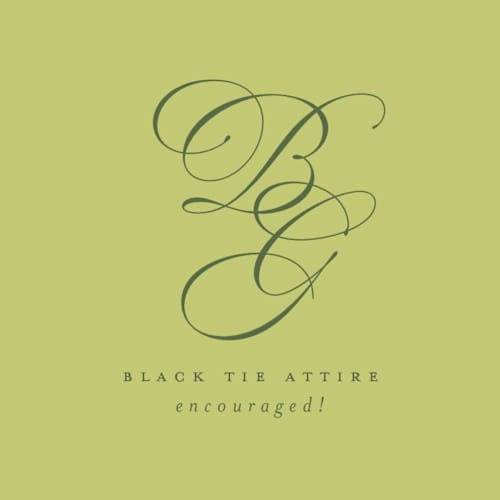 This is a chartreuse enclosure cards with standard by Everett Paper Goods called carlyle printing on signature in mini