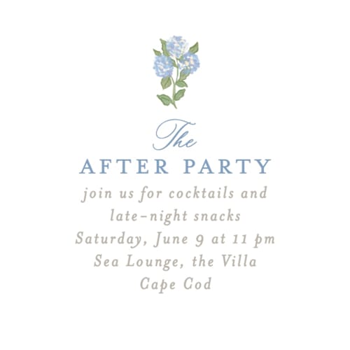 This is a ocean enclosure cards with standard by Creo Study called pillowy border printing on signature in mini