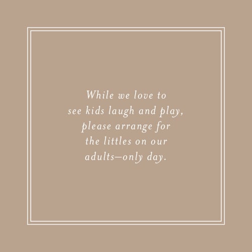 This is a ivory enclosure cards with standard by Paper Raven Co. called vintage romance printing on signature in mini