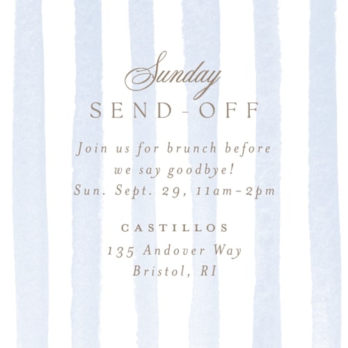 This is a aqua enclosure cards with standard by Jennifer Wick called bristol printing on signature in mini