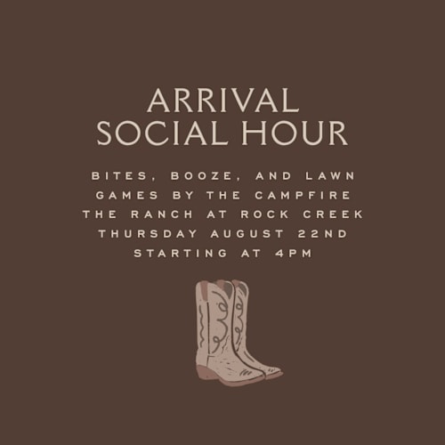 This is a leather enclosure cards with standard by Jenna Holcomb called mountain ranch toile printing on signature in mini