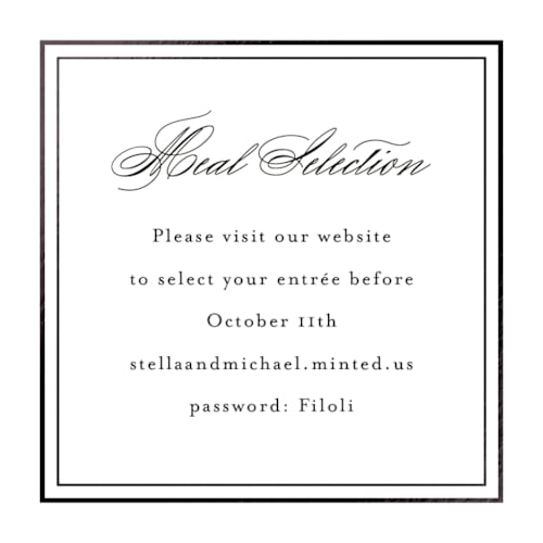 This is a cotton enclosure cards with foil pressed by Jennifer Postorino called polished printing on signature in mini