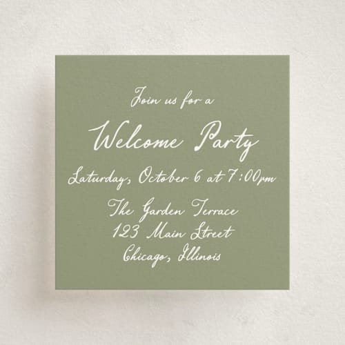 This is a moss enclosure cards with standard by Cass Loh called handwritten printing on signature in mini