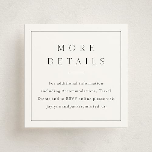 This is a cotton enclosure cards with standard by Stacey Meacham called warm affection printing on signature in mini