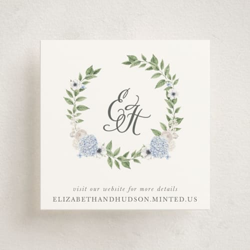 This is a periwinkle enclosure cards with standard by Design Lotus called sweethearts printing on signature in mini
